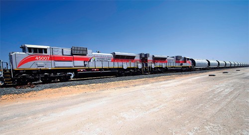 Weighing Etihad Rail trains