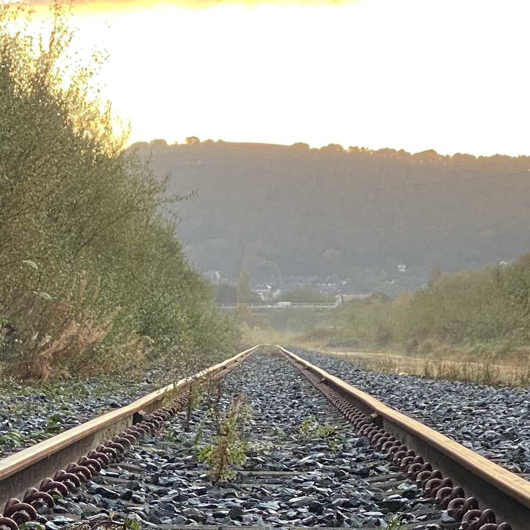 Rail track extending into the distance, symbolising your trusted partner in train weighing Rail track extending into the distance, symbolising your trusted partner in train weighing